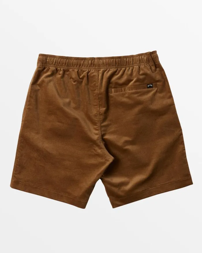 Billabong Shorts Larry Layback Corduroy 18034 Shorts Otter 8211 Men