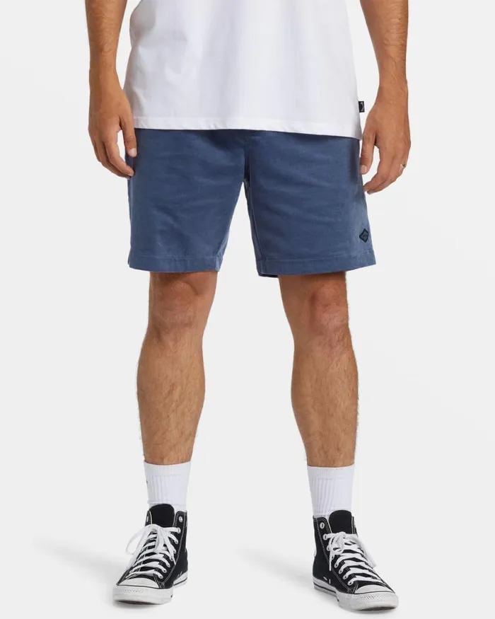 Billabong Shorts Larry Layback Corduroy 18034 Shorts Slate Blue 8211 Men