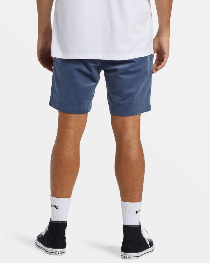 Billabong Shorts Larry Layback Corduroy 18034 Shorts Slate Blue 8211 Men