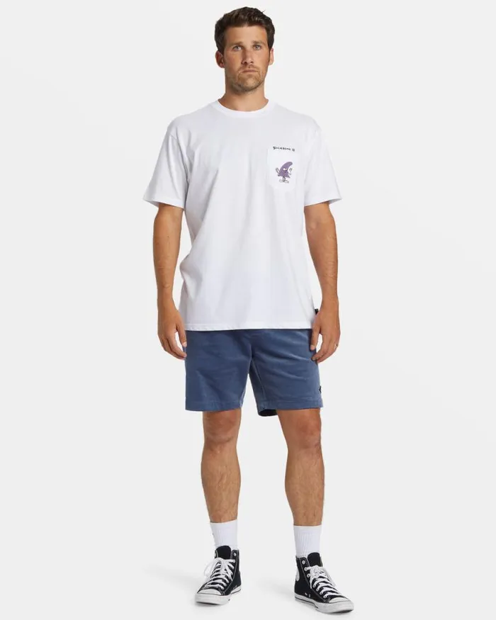 Billabong Shorts Larry Layback Corduroy 18034 Shorts Slate Blue 8211 Men