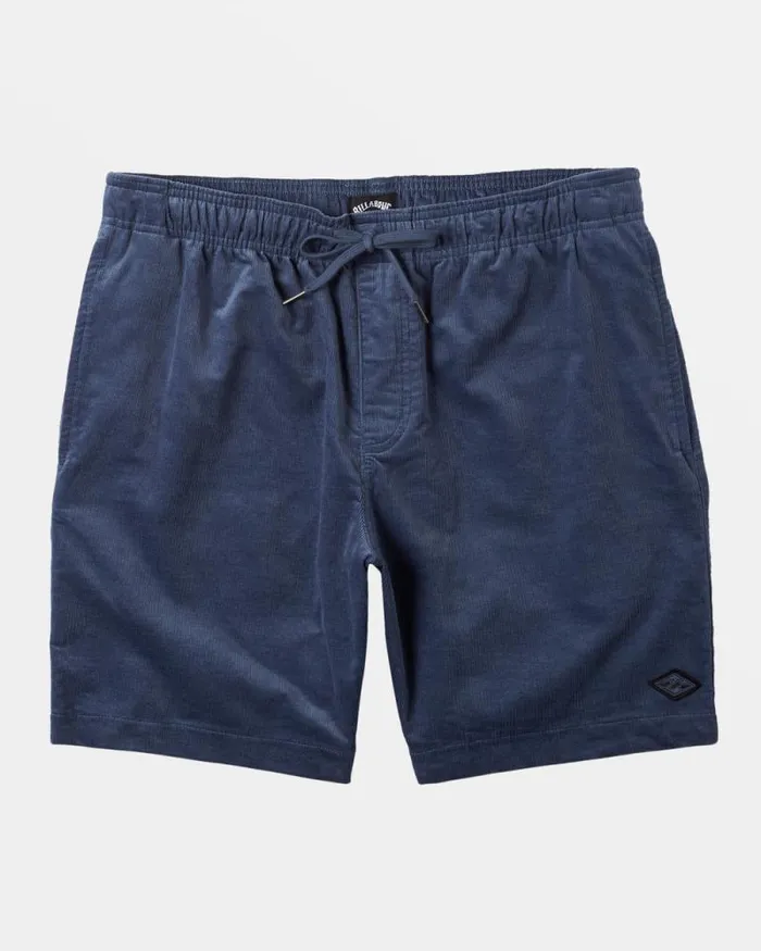 Billabong Shorts Larry Layback Corduroy 18034 Shorts Slate Blue 8211 Men