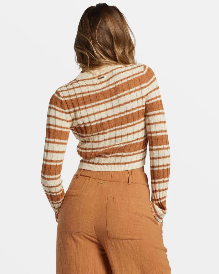 Billabong Sweaters Clare Crew Neck Sweater Sandalwood 8211 Women Billabong Sweaters Clare Crew Neck Sweater Sandalwood 8211 Women
