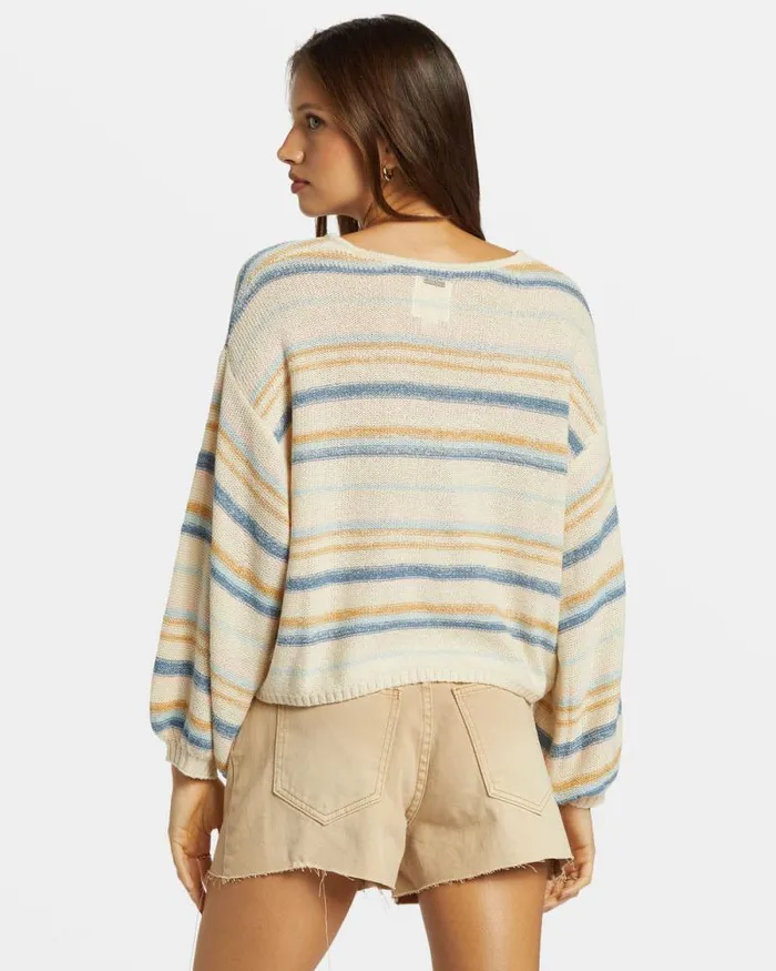 Billabong Sweaters So Sweet Pullover Sweater Dusk Blue 8211 Women Billabong Sweaters So Sweet Pullover Sweater Dusk Blue 8211 Women