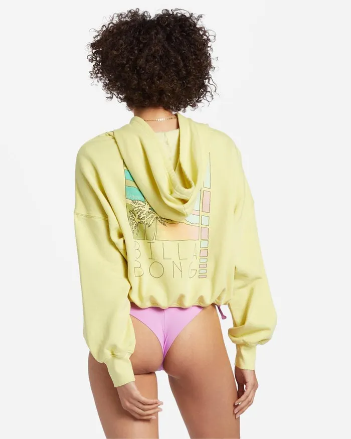 Billabong Sweatshirts and Fleece All Time Fleece Pullover Sweatshirt Limelight 8211 Women Billabong Sweatshirts and Fleece All Time Fleece Pullover Sweatshirt Limelight 8211 Women