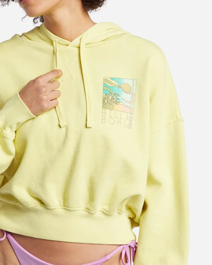 Billabong Sweatshirts and Fleece All Time Fleece Pullover Sweatshirt Limelight 8211 Women Billabong Sweatshirts and Fleece All Time Fleece Pullover Sweatshirt Limelight 8211 Women