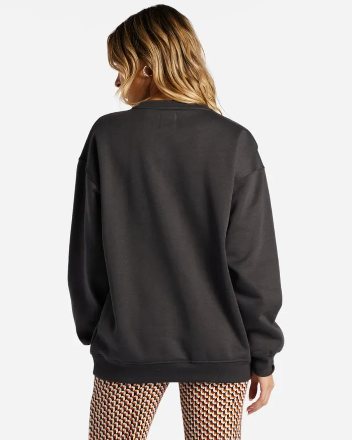 Billabong Sweatshirts and Fleece Energy And Wisdom Sweatshirt Off Black 8211 Women Billabong Sweatshirts and Fleece Energy And Wisdom Sweatshirt Off Black 8211 Women