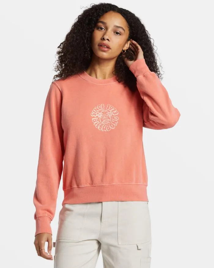 Billabong Sweatshirts and Fleece From Paradise Pullover Sweatshirt Papaya 8211 Women Billabong Sweatshirts and Fleece From Paradise Pullover Sweatshirt Papaya 8211 Women