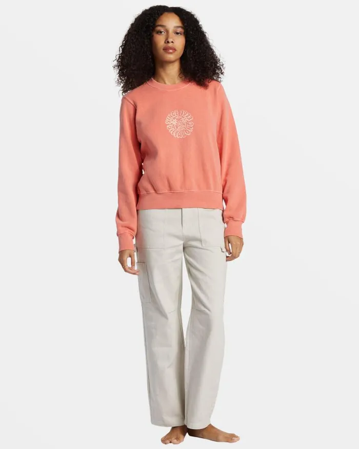 Billabong Sweatshirts and Fleece From Paradise Pullover Sweatshirt Papaya 8211 Women Billabong Sweatshirts and Fleece From Paradise Pullover Sweatshirt Papaya 8211 Women