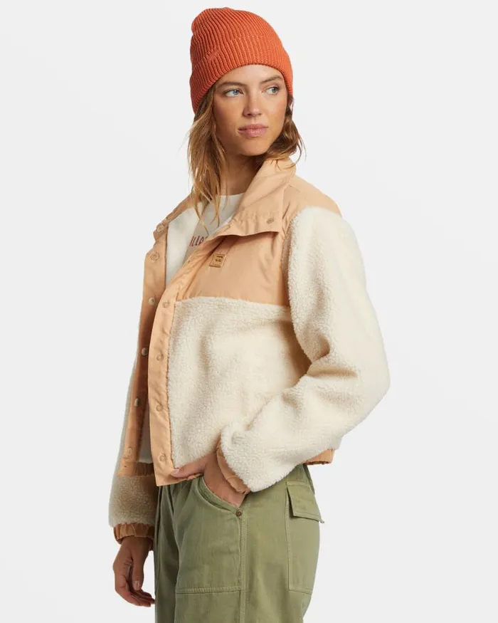 Billabong Sweatshirts and Fleece Lost Trails Jacket White Cap 8211 Women Billabong Sweatshirts and Fleece Lost Trails Jacket White Cap 8211 Women
