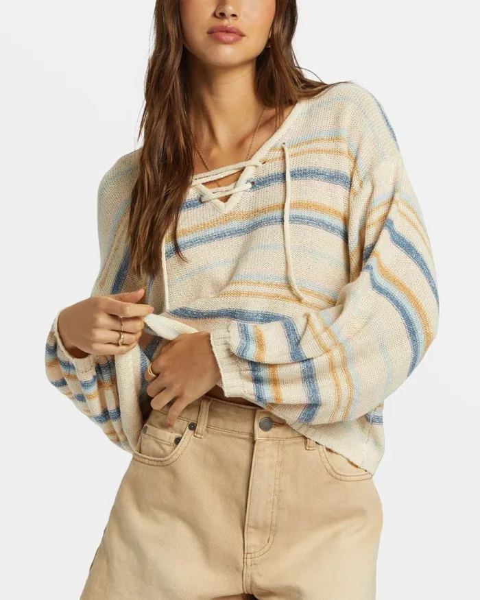 Billabong Sweatshirts and Fleece So Sweet Pullover Sweater Dusk Blue 8211 Women Billabong Sweatshirts and Fleece So Sweet Pullover Sweater Dusk Blue 8211 Women