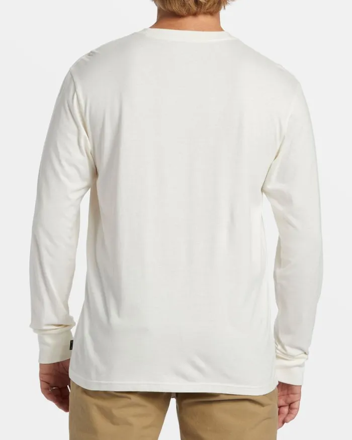 Billabong TShirts Crayon Wave Long Sleeve Tshirt Off White 8211 Men Billabong TShirts Crayon Wave Long Sleeve Tshirt Off White 8211 Men