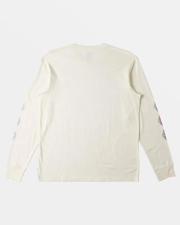 Billabong TShirts Crayon Wave Long Sleeve Tshirt Off White 8211 Men Billabong TShirts Crayon Wave Long Sleeve Tshirt Off White 8211 Men