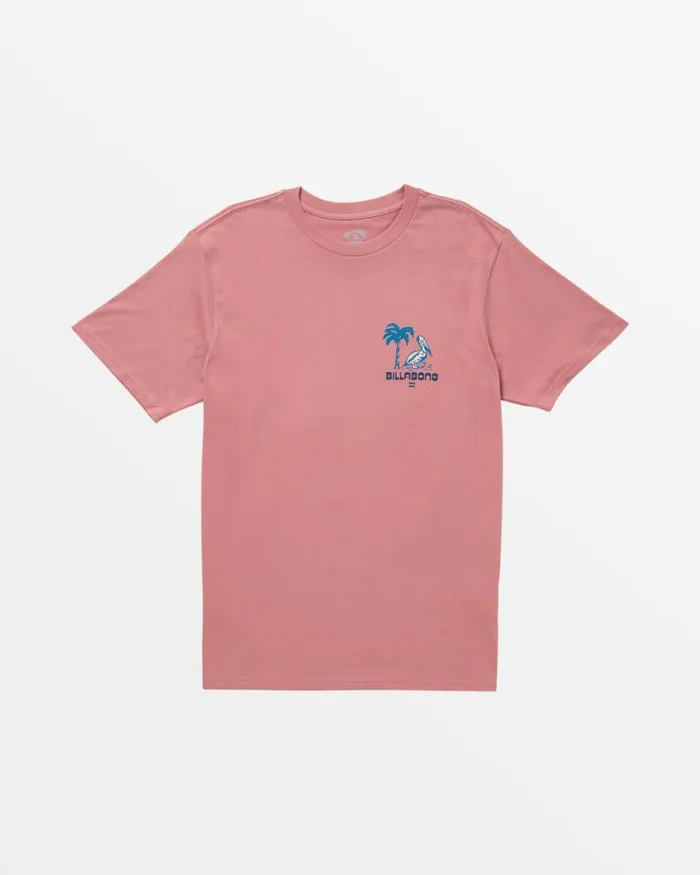 Billabong TShirts Lounge TShirt Dusty Pink 8211 Men Billabong TShirts Lounge TShirt Dusty Pink 8211 Men