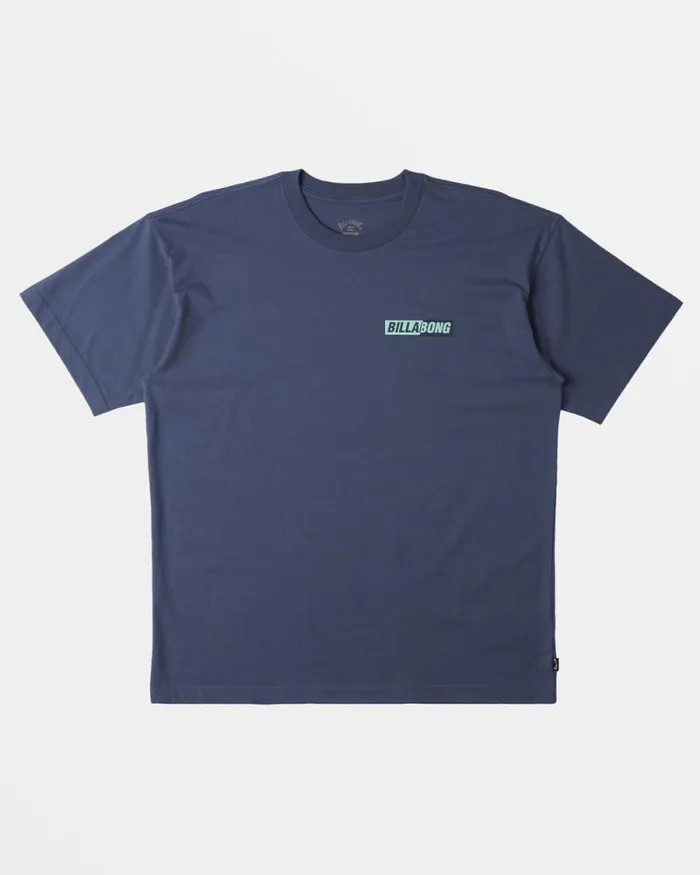 Billabong TShirts Nightmare TShirt Slate Blue 8211 Men Billabong TShirts Nightmare TShirt Slate Blue 8211 Men