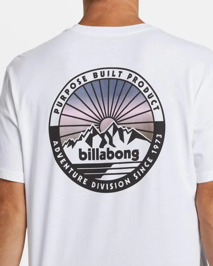 Billabong TShirts Rockies TShirt White 8211 Men Billabong TShirts Rockies TShirt White 8211 Men