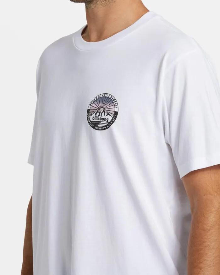 Billabong TShirts Rockies TShirt White 8211 Men Billabong TShirts Rockies TShirt White 8211 Men