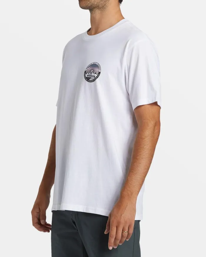 Billabong TShirts Rockies TShirt White 8211 Men Billabong TShirts Rockies TShirt White 8211 Men