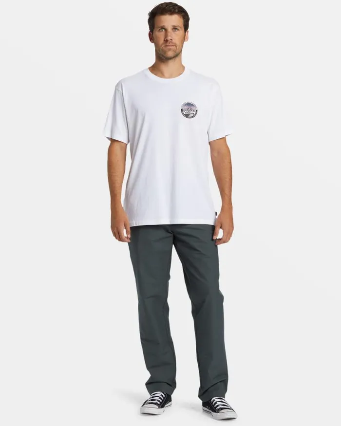 Billabong TShirts Rockies TShirt White 8211 Men Billabong TShirts Rockies TShirt White 8211 Men