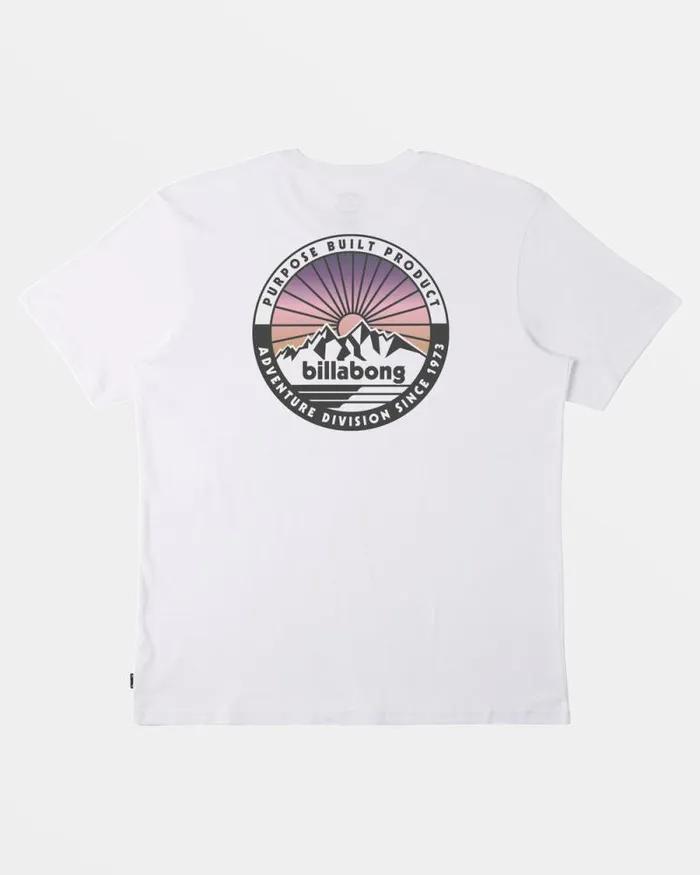 Billabong TShirts Rockies TShirt White 8211 Men Billabong TShirts Rockies TShirt White 8211 Men