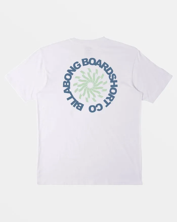 Billabong TShirts Whirlpool TShirt White 8211 Men