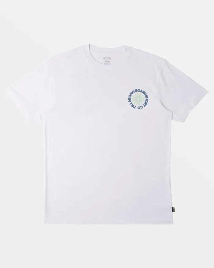 Billabong TShirts Whirlpool TShirt White 8211 Men Billabong TShirts Whirlpool TShirt White 8211 Men