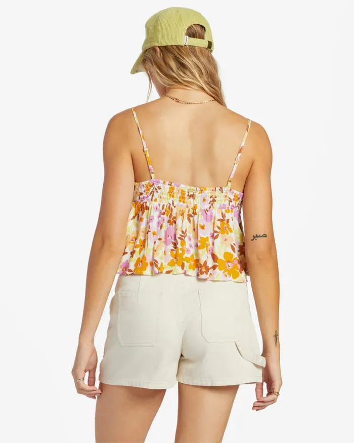 Billabong Tops Happy Feelings Shirt Salt Crystal 8211 Women Billabong Tops Happy Feelings Shirt Salt Crystal 8211 Women