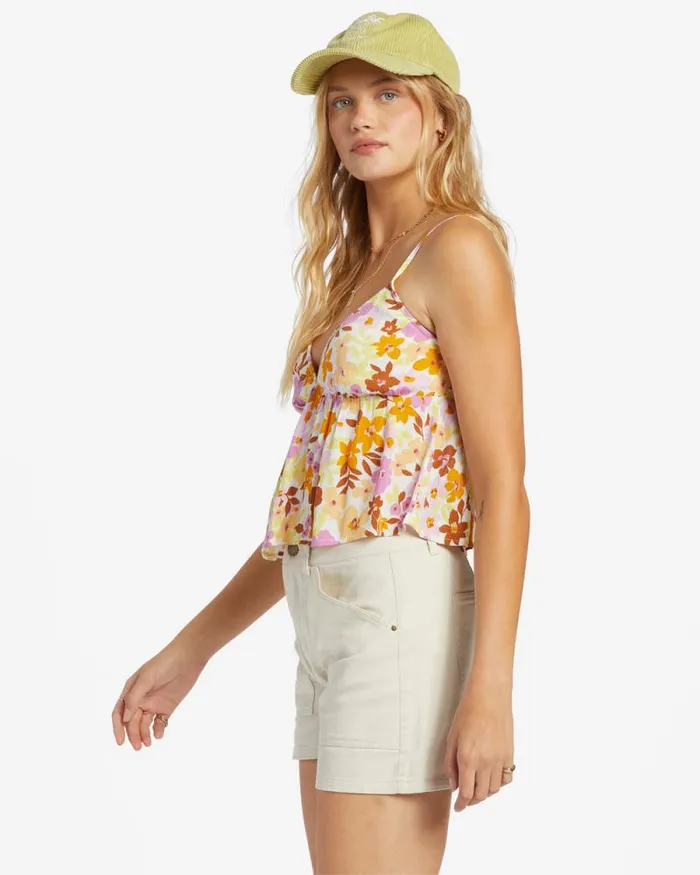 Billabong Tops Happy Feelings Shirt Salt Crystal 8211 Women Billabong Tops Happy Feelings Shirt Salt Crystal 8211 Women