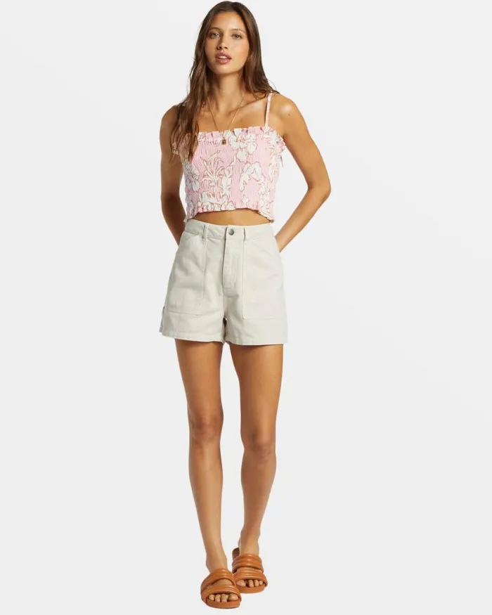 Billabong Tops Last Rays Crop Top Feelin Peachy 8211 Women Billabong Tops Last Rays Crop Top Feelin Peachy 8211 Women