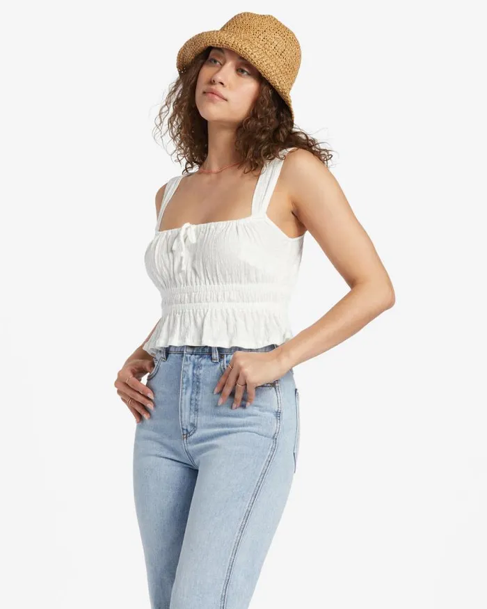 Billabong Tops Sweet Thing Knit Salt Crystal 8211 Women Billabong Tops Sweet Thing Knit Salt Crystal 8211 Women