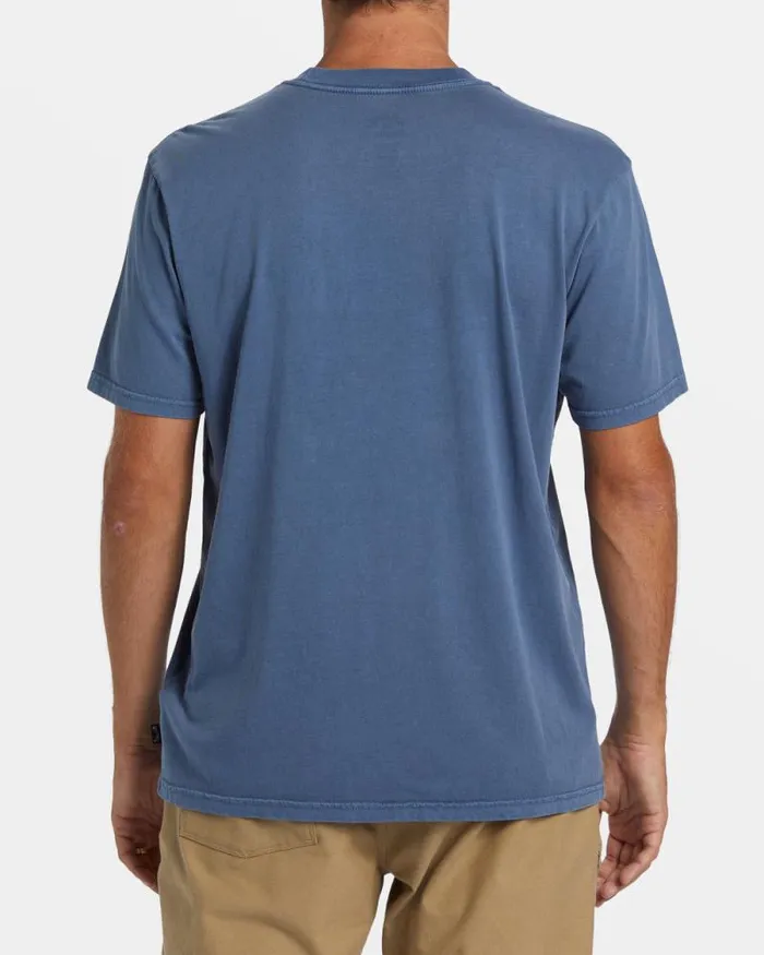 Billabong Wave Washed Essentials Essential TShirt Slate Blue 8211 Men Billabong Wave Washed Essentials Essential TShirt Slate Blue 8211 Men
