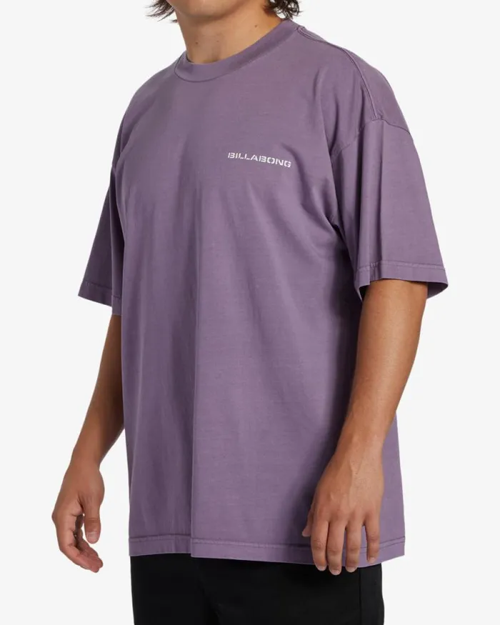 Billabong Wave Washed Essentials Paradise Burning OG Short Sleeve Wave Washed TShirt Washed Violet 8211 Men Billabong Wave Washed Essentials Paradise Burning OG Short Sleeve Wave Washed TShirt Washed Violet 8211 Men