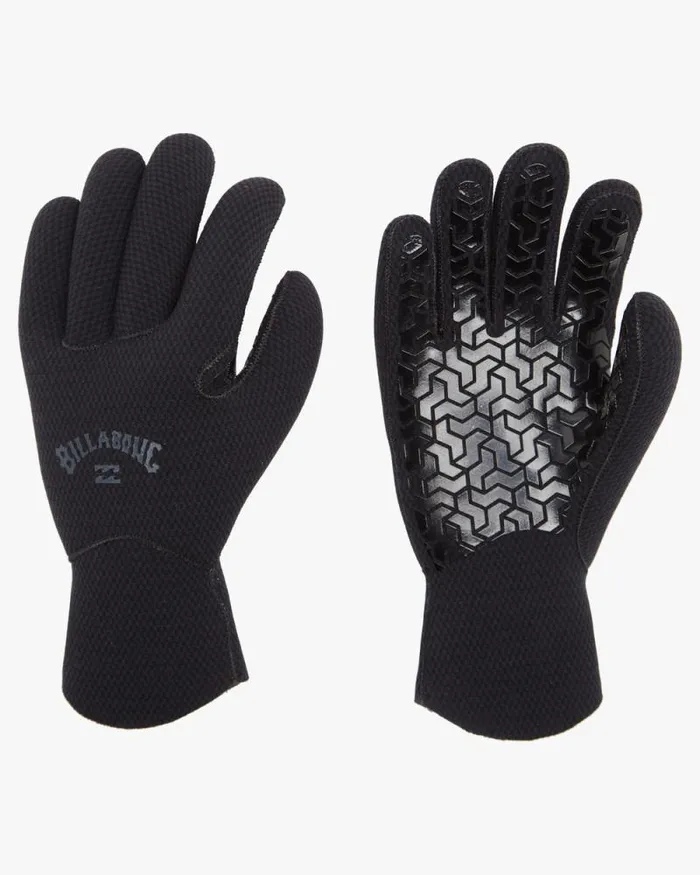 Billabong Wetsuit Accessories 5mm Furnace Gloves Black 8211 Men