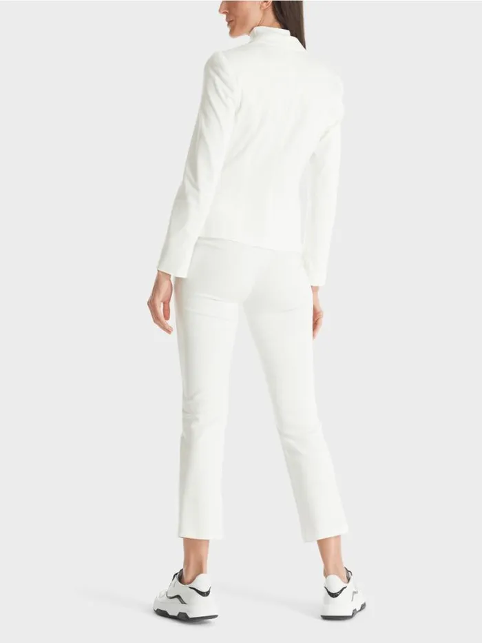 Blazer Damen Marc Cain Melierter Blazer Offwhite