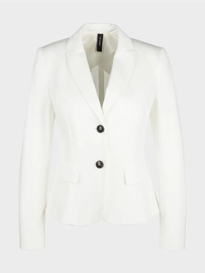 Blazer Damen Marc Cain Melierter Blazer Offwhite