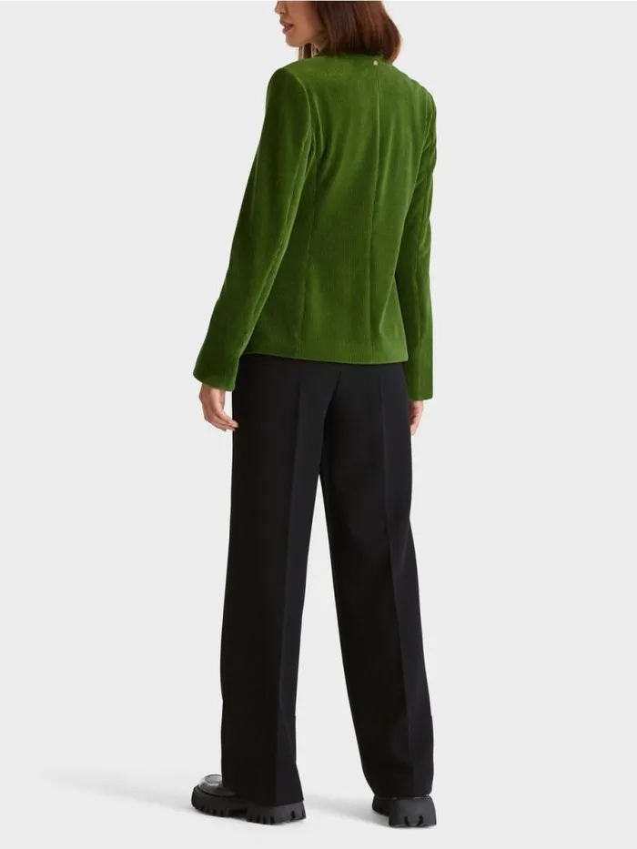 Blazer Damen Marc Cain Trendiger Kordblazer Orient Green