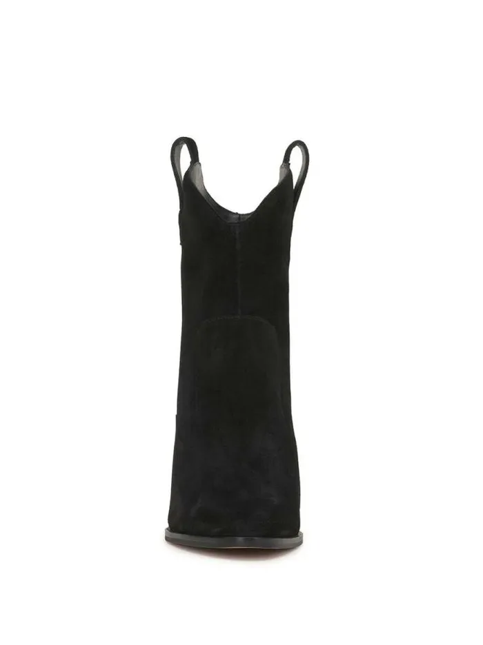 Boots and Booties Shoes Jessica Simpson Cissely Western Bootie In Black Suede
