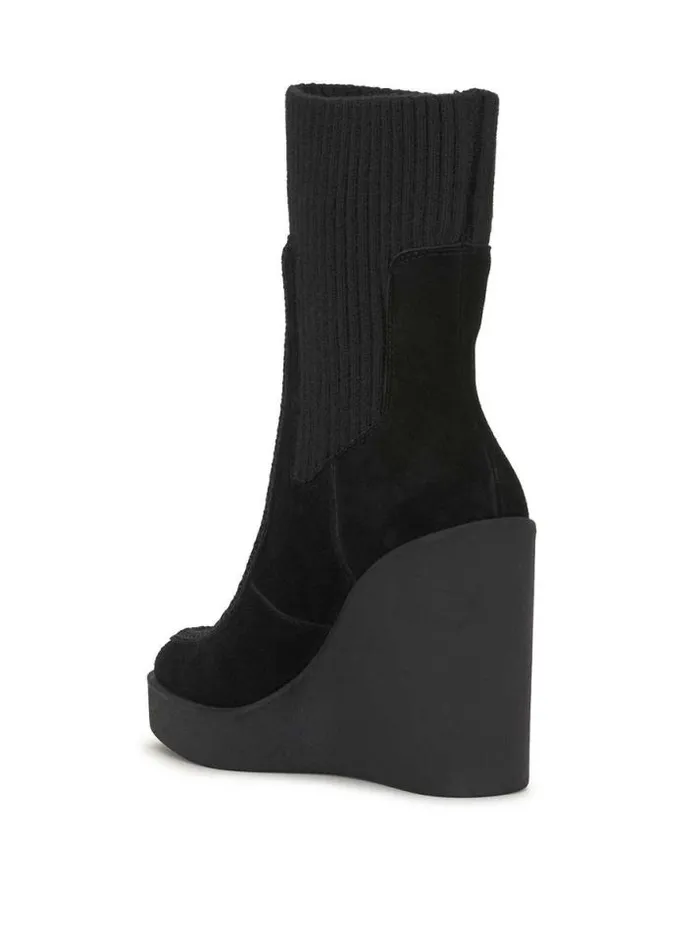 Boots and Booties Shoes Jessica Simpson Madwen Wedge Bootie In Black