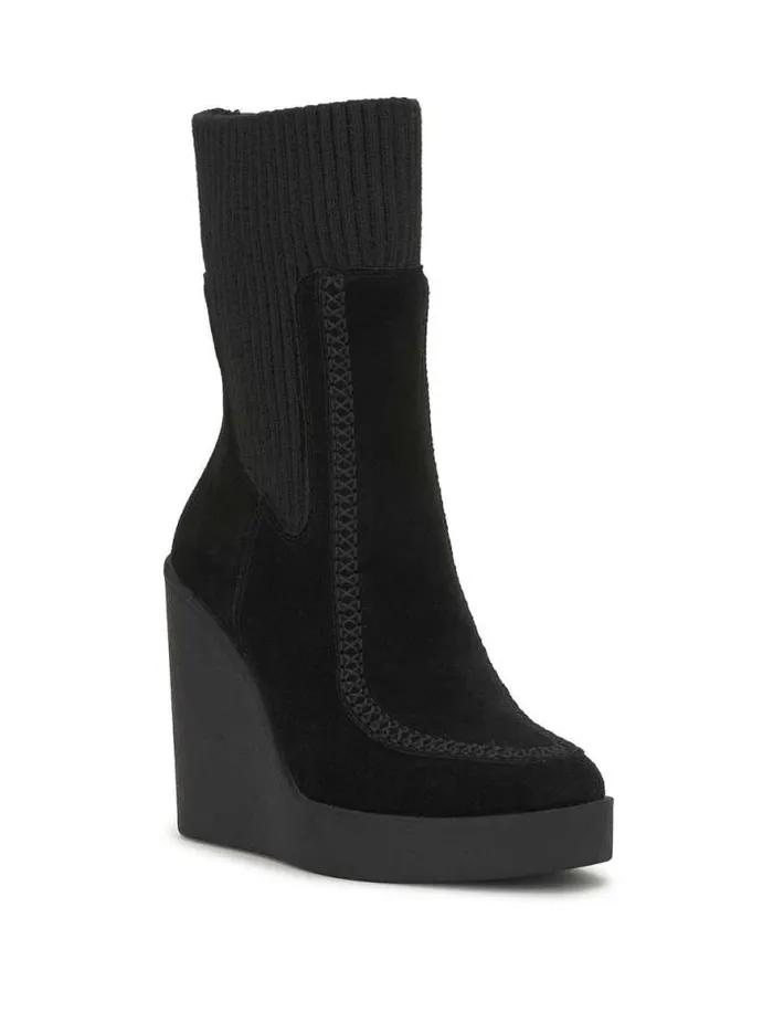 Boots and Booties Shoes Jessica Simpson Madwen Wedge Bootie In Black