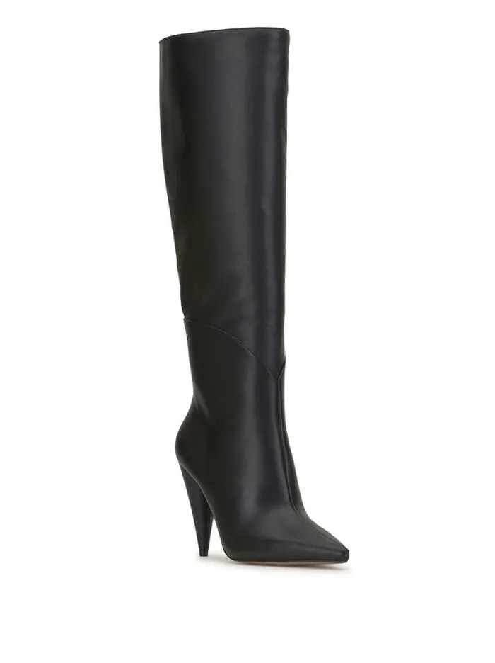 Boots and Booties Shoes Jessica Simpson Maynard Knee High Boot In Black Leather