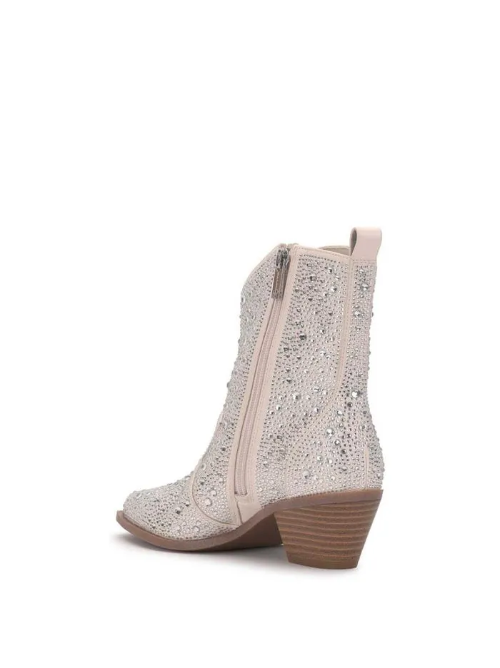 Boots and Booties Shoes Jessica Simpson Ostelle Western Bootie In Chalk