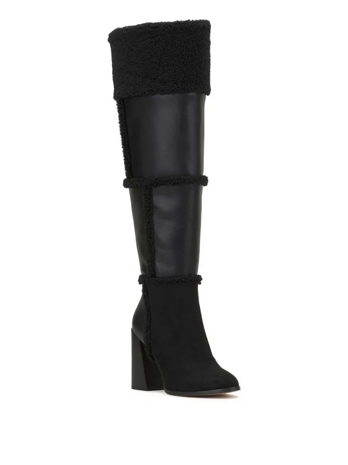 Boots and Booties Shoes Jessica Simpson Rustina Over The Knee Boot In Black