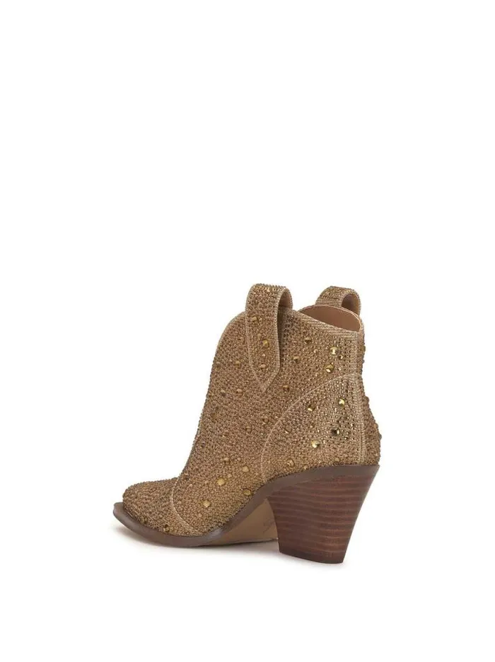 Boots and Booties Shoes Jessica Simpson Zadie Bootie In Gold