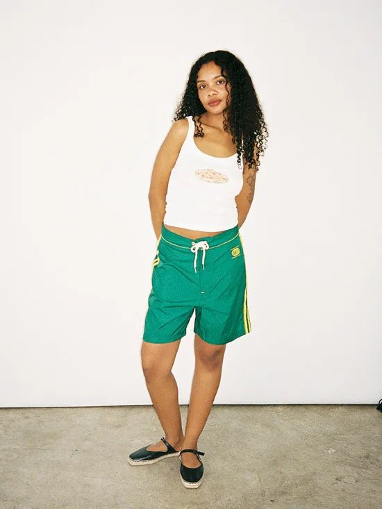 Bottoms Lisa Says Gah Women Made Some Long Shorts Green Yellow