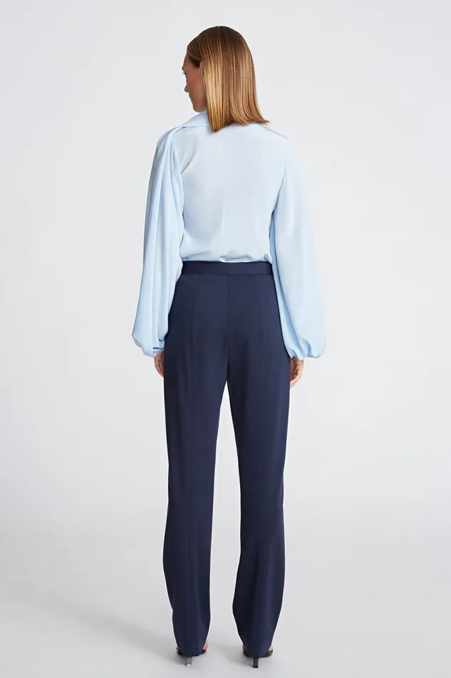 Bottoms Women Halston Collins Pant In Knit Suiting Midnight