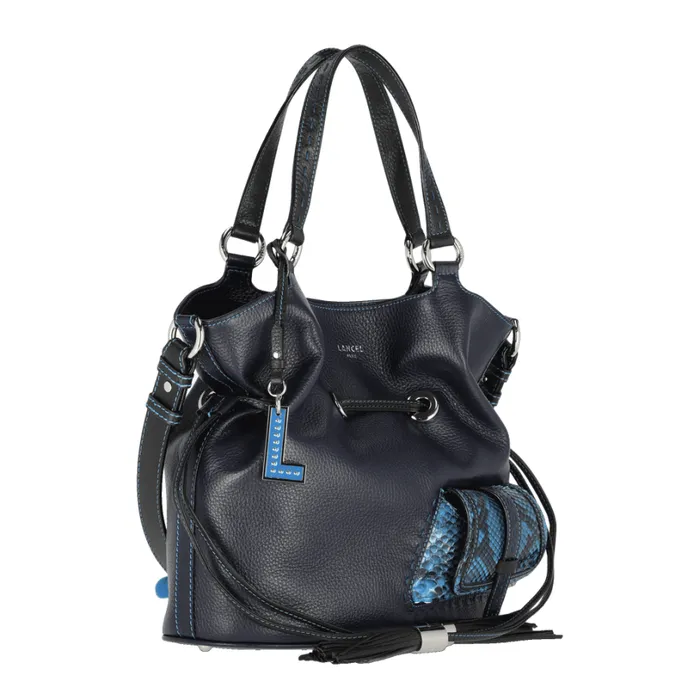 Bucket Bag Multico Indigo Women Lancel The Exotics Bucket Bag Multico Indigo Women Lancel The Exotics