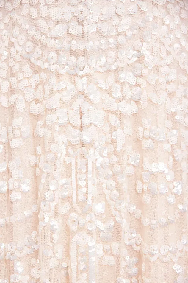 Chandelier Gloss Gown Champagne Women Needle and Thread Dresses