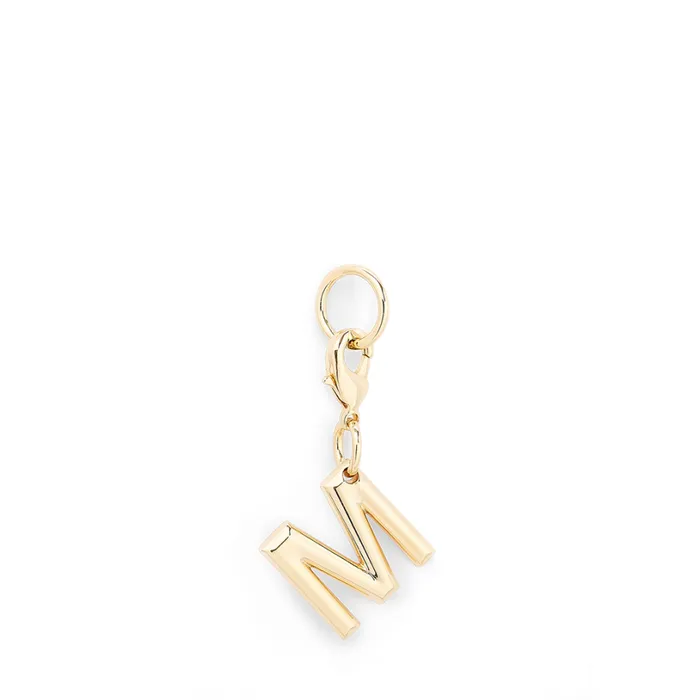 Charm Letter M Gold Color Women Lancel Charms