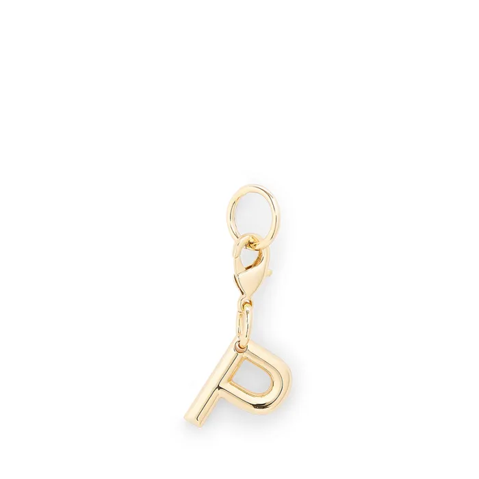 Charm Letter P Gold Color Women Lancel Charms