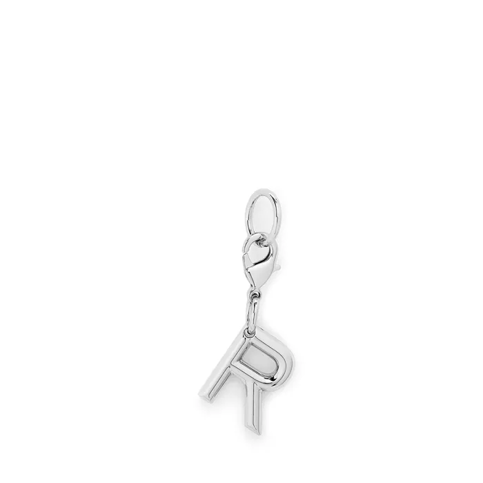 Charm Letter R Silver Color Women Lancel Charms