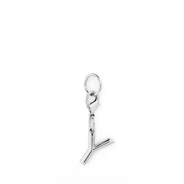 Charm Letter Y Silver Color Women Lancel Charms